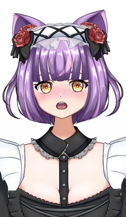さくはの表情:びっくり、照れちゃう。